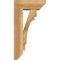 Ekena Millwork Merced Slat Rough Sawn Bracket w/ Offset Brace, Western Red Cedar, 6"W x 14"D x 26"H BKT0604X14X26MRC06RWR - alternate 3